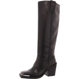 SOLD Madden Black Leather Knee-High Boots